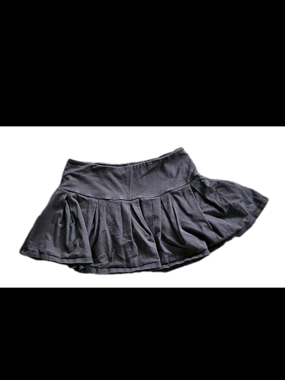 Out From Under Cammy Ruffle Mini Skort Black Urban Outfitters Size Medium M